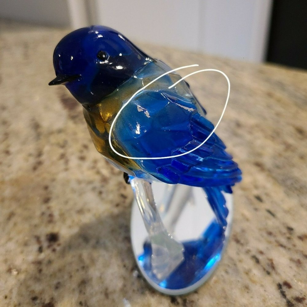 Blake Jensen Reflections of the Songbird Figurine. Beauty of the Sapphire - Picture 5 of 12